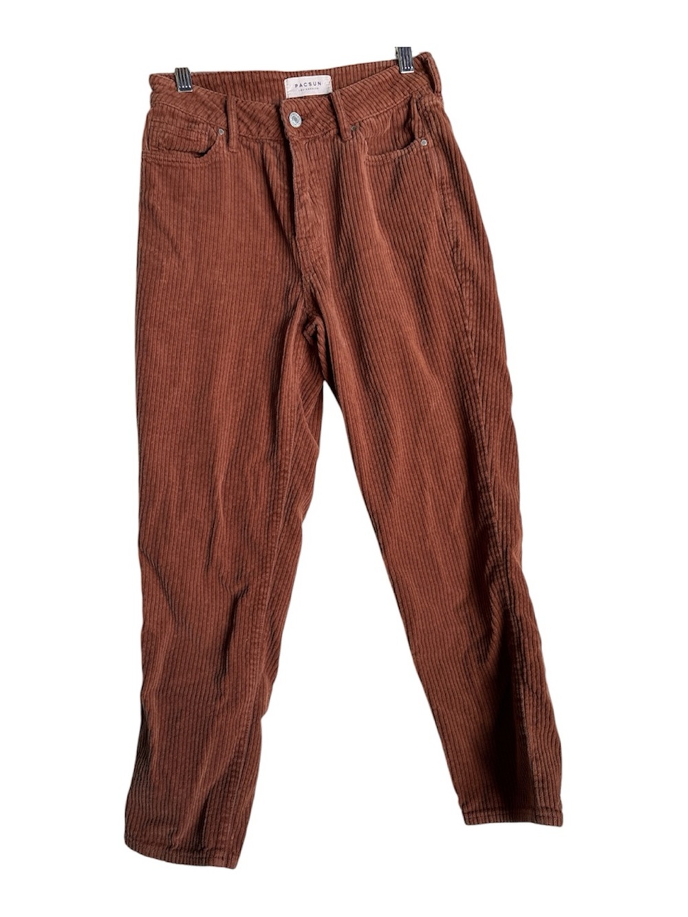 PacSun women's Brown Corduroy Straight-Leg Pants